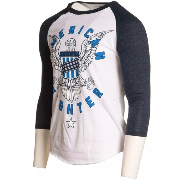 AMERICAN FIGHTER VANDERBILT RAGLAN Men's T-Shirt L - Picture 5 of 5